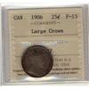 Image 1 : 1906 25¢ Large Crown ICCS F15