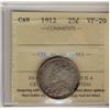 Image 1 : 1912 25¢ ICCS VF20