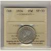 Image 1 : 1934 25¢ ICCS VF30