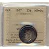 Image 1 : 1937 25¢ ICCS MS64