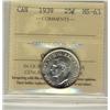 Image 1 : 1939 25¢ ICCS MS63