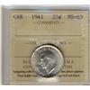 Image 1 : 1941 25¢ ICCS MS63