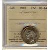 Image 1 : 1948 25¢ ICCS MS64