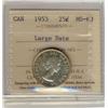 Image 1 : 1953 25¢ LD ICCS MS63
