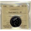 Image 1 : 1991 25¢ ICCS MS66 Numismatic BU