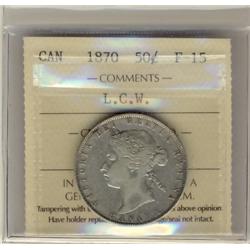 1870 50¢ LCW ICCS F15