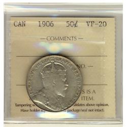 1906 50¢ ICCS VF20.
