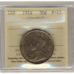 1914 50¢ ICCS F15