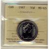 Image 1 : 1987 50¢ ICCS MS65