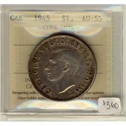1945 $1 ICCS AU55