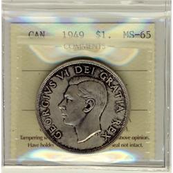 1949 $1 ICCS MS65.