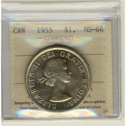 1955 $1 ICCS MS64