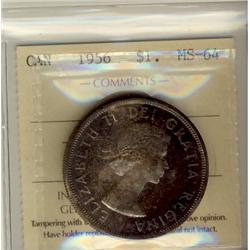 1956 $1 ICCS MS64.