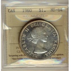 1960 $1 ICCS MS64