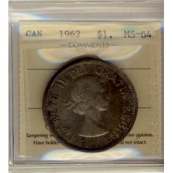 1962 $1 ICCS MS64