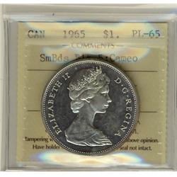 1965 $1 SmBds Blt 5 ICCS PL65 Cameo
