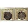 Image 1 : 1965 $1 SmBds Ptd & 1966 ICCS MS64.  Lot of 2 coins.