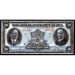 Canada - The Royal Bank of Canada, 1927 Issue Banknote.