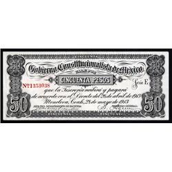 Mexico - Gobierno Constitucionalista de Mexico, Monclova, Decree of April 1913.