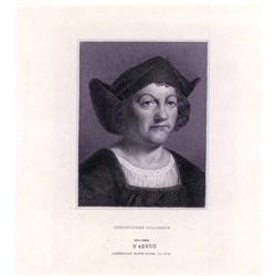- Christopher Columbus Proof Vignette.