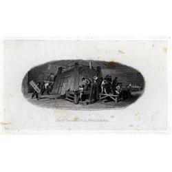 - Glass Blowing Scene on Proof vignette.