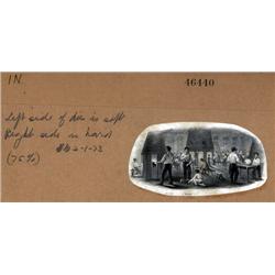 - Glass Blowing Scene on Proof vignette.