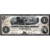 Image 1 : Florida - Florida Railroad Company, Issued Banknote.