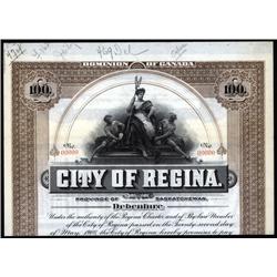 Canada - City of Regina Bond