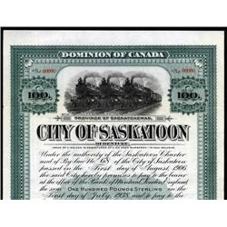 Canada - City of Saskatoon Bond