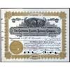 Image 1 : California and Colorado - California Eastern Railway Company Stock Certificate.