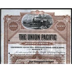 Utah, Nebraska, Wyoming - Union Pacific Railway Company Specimen.