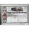 Image 1 : North Carolina - Raleigh and Gaston Rail-Road Co. Stock Certificate.