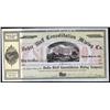Image 1 : California - Bodie Bluff Consolidation Mining Co. Stock Certificate With Leland Stanford Autograph.