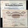 Image 1 : Colorado - Anaconda Mining & Favorite Gold Mining Stock Certificate Pair.