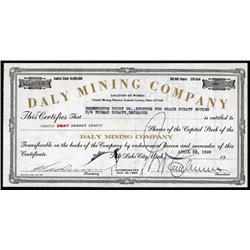 Utah - Daly Mining Company