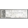 Image 1 : U.S. - Cashier of the Marine Bank Check with Whaling Vignette.