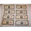 Image 1 : (8X$) $2 U.S NOTES CHOICE CONDITION SERIES 1953 RED SEAL