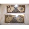Image 1 : (2X$) RARE 1899 BLACK EAGLE SILVER CERTIFICATES