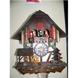 SWISS MADE LOTSCHER CLOCK EDELWEISS MADE BY REUGE NO.2712