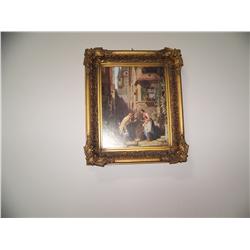 CUSTOM FRAMED OLD MASTER(REPRODUCTION)