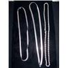 Image 1 : (3) PIECE LOT OF STERLING SILVER NECKLACES