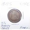 Image 1 : 1875 -S RARE U.S TWENTY CENT PIECE FINE+