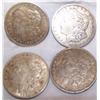 Image 1 : (4X$) 4. SILVER MORGAN DOLLARS 1880, (3)1921
