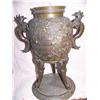Image 3 : ANTIQUE CHINESE BRONZE TEMPLE URN, 22'TALL