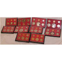 (10X$) U.S PROOF SETS 1976,1977(2),1978,1980(2)1981(2),1982(2)