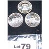 Image 1 : (3X$) 3. 1 OZ. .999 Fine Silver Rounds 1984