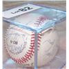 Image 1 : Handsigned Baseball W/ 9 Signatures Including C. Carpenter, T. Zeil, J. Guzman, in case