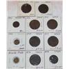 Image 1 : Lot of 11 19th c. Antique Foreign Coins. (7) Spain.