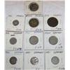 Image 1 : Lot of 10 Foreign Coins. France and Germany.