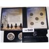 Image 1 : 2 pc. Coin Lot. Last 5 Liberty Head Nickels Collection & Eisenhower Dollar Collection.